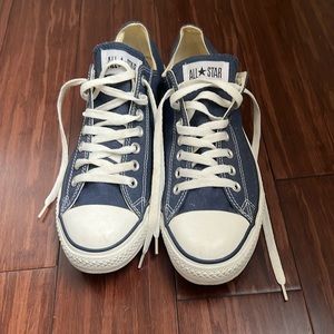 Converse All Star Classic Low Top, Blue Mens 10 Women’s 12